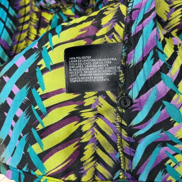 East 5th Women’s XL Multicolored Button‑Up Blouse Polyester - Picture 4 of 5